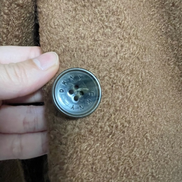 DKNY Looped Bouclé Wool-Blend Coat Size Small - Picture 8 of 13